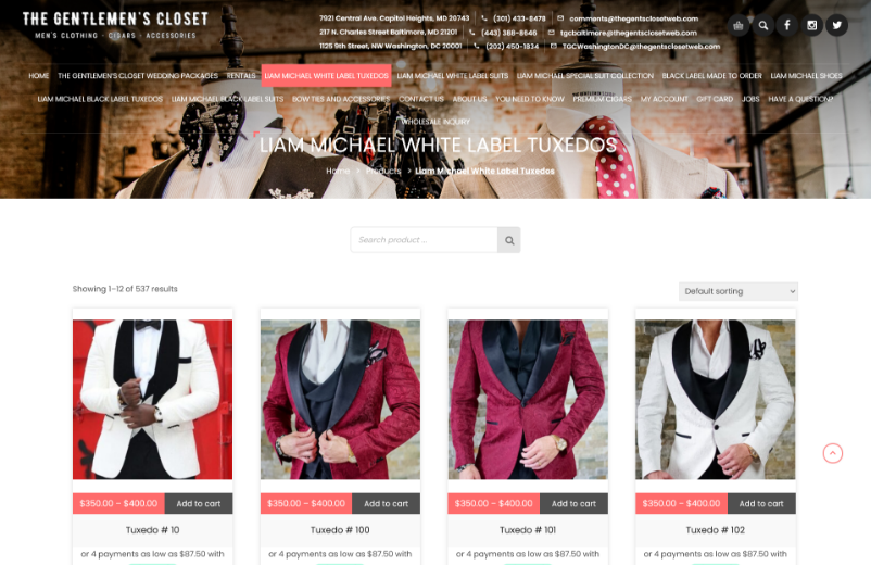 The Gents Closet Web